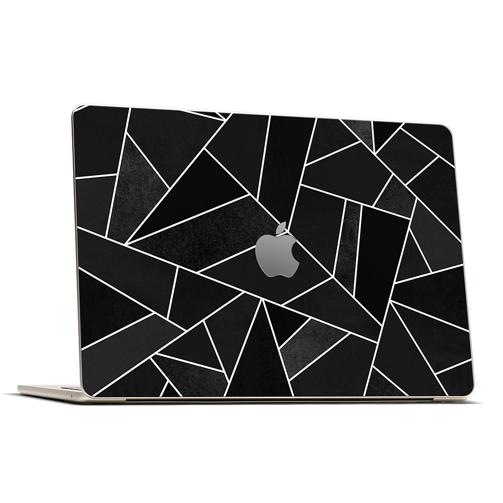 Black Stone MacBook Skin