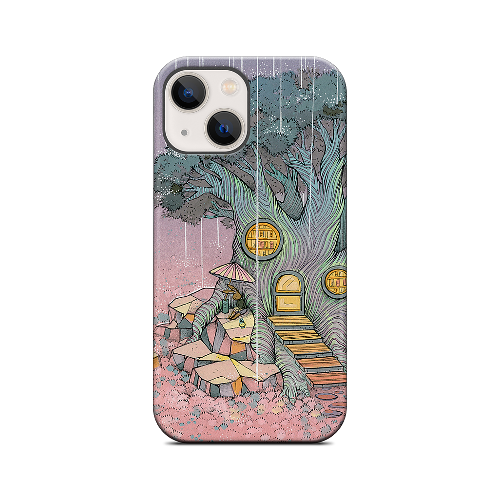 Rainy Day In The Library iPhone Case