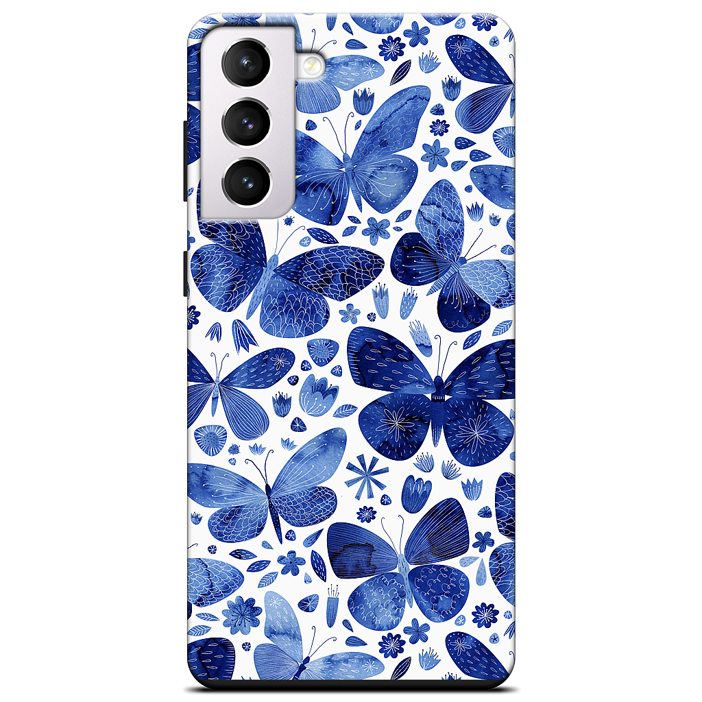 Blue Butterflies Samsung Case
