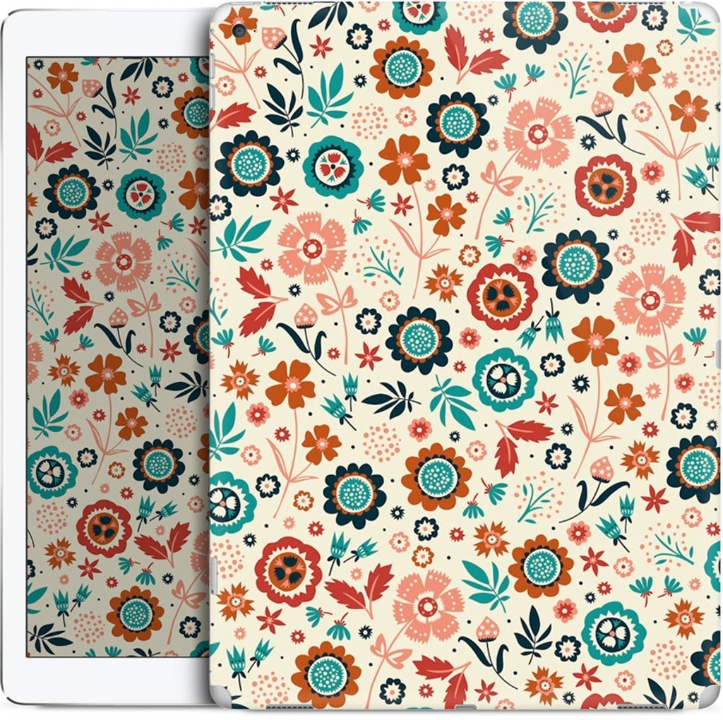 Folk Flowers iPad Skin
