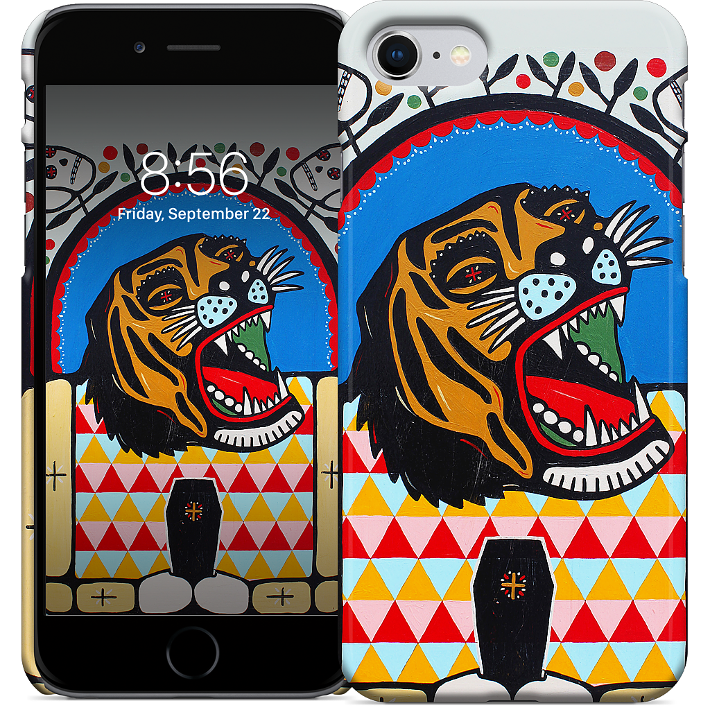 Tiger Coffin iPhone Case