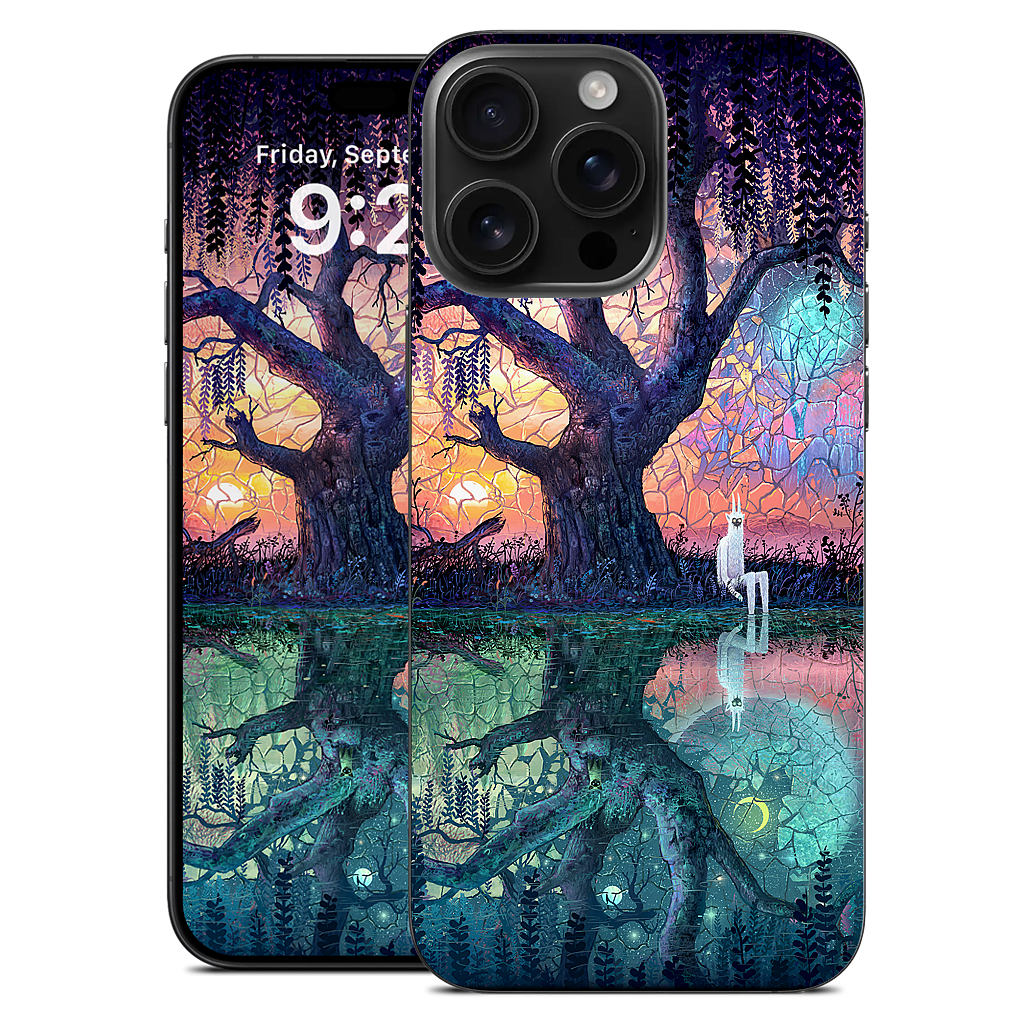 On the Banks of Broken Worlds iPhone Skin