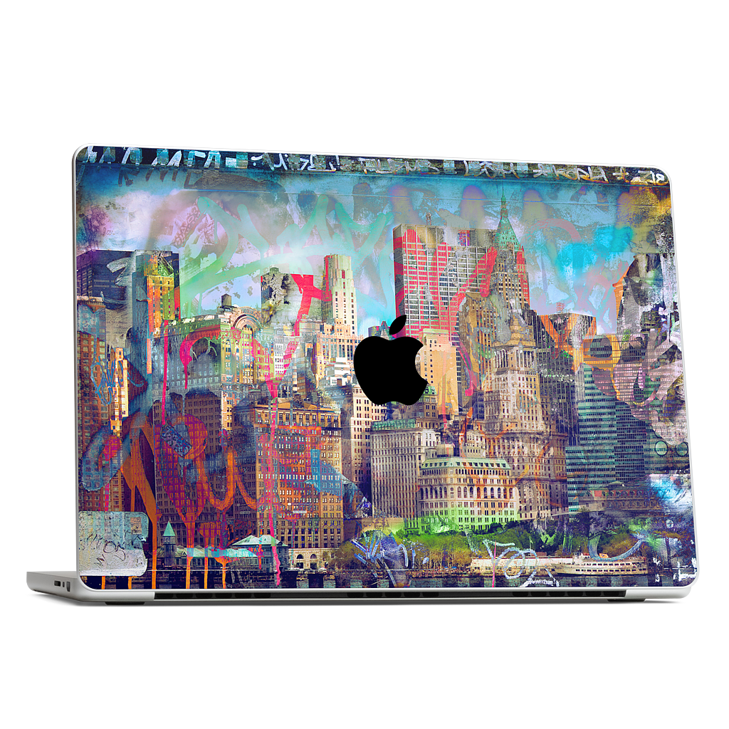 Graffiti Skyline MacBook Skin