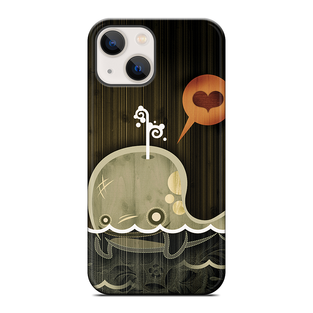 The Enamored Whale iPhone Case