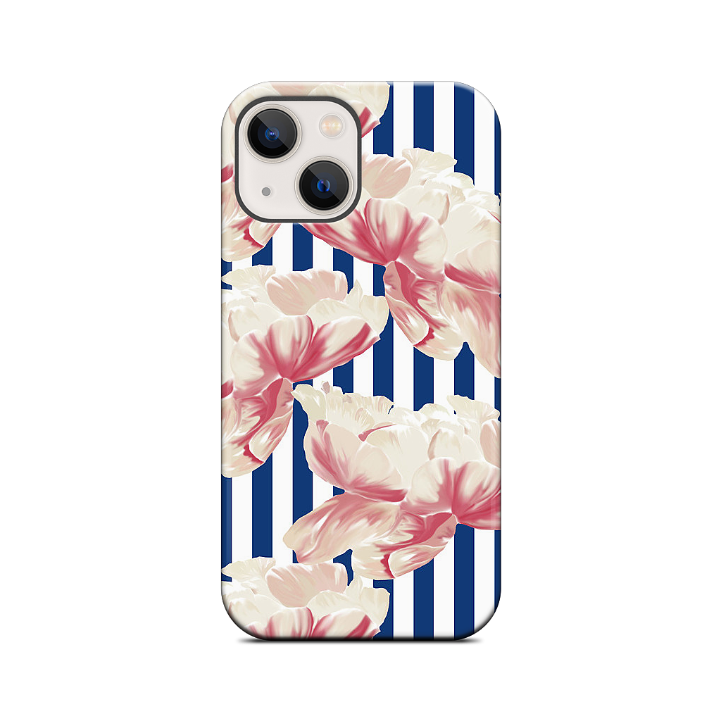 Stripe Floral iPhone Case