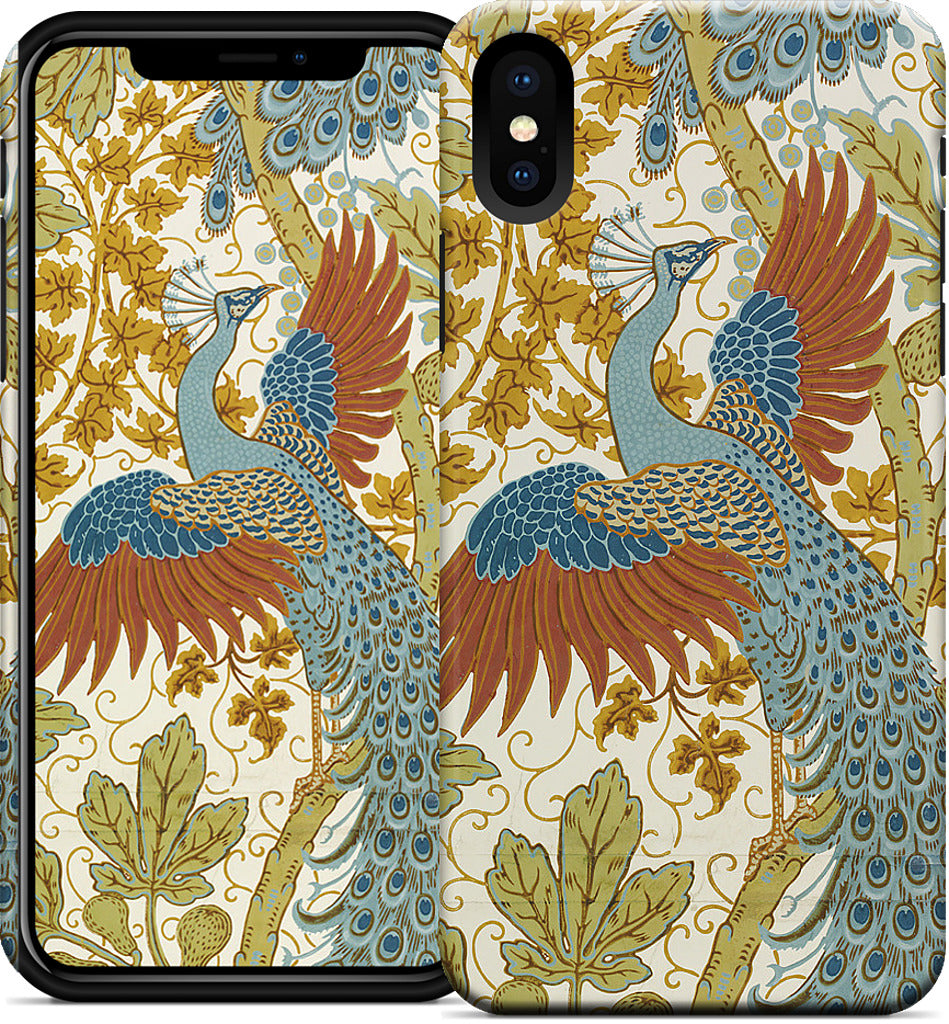 Fig and Peacock iPhone Case