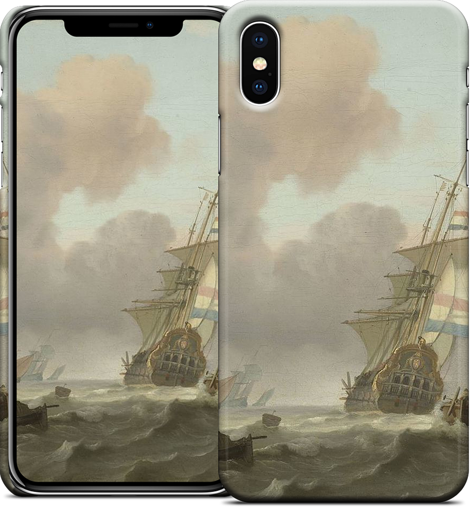 Ships in Choppy Sea iPhone Case