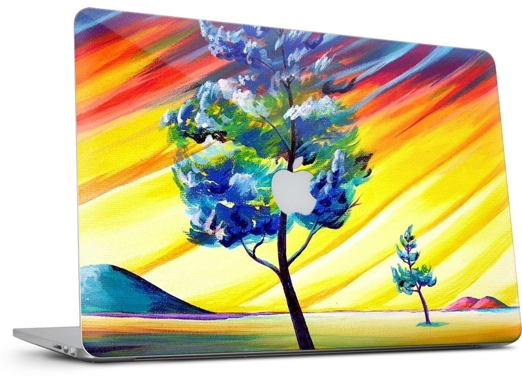 Thick Frost Sunset Glow MacBook Skin
