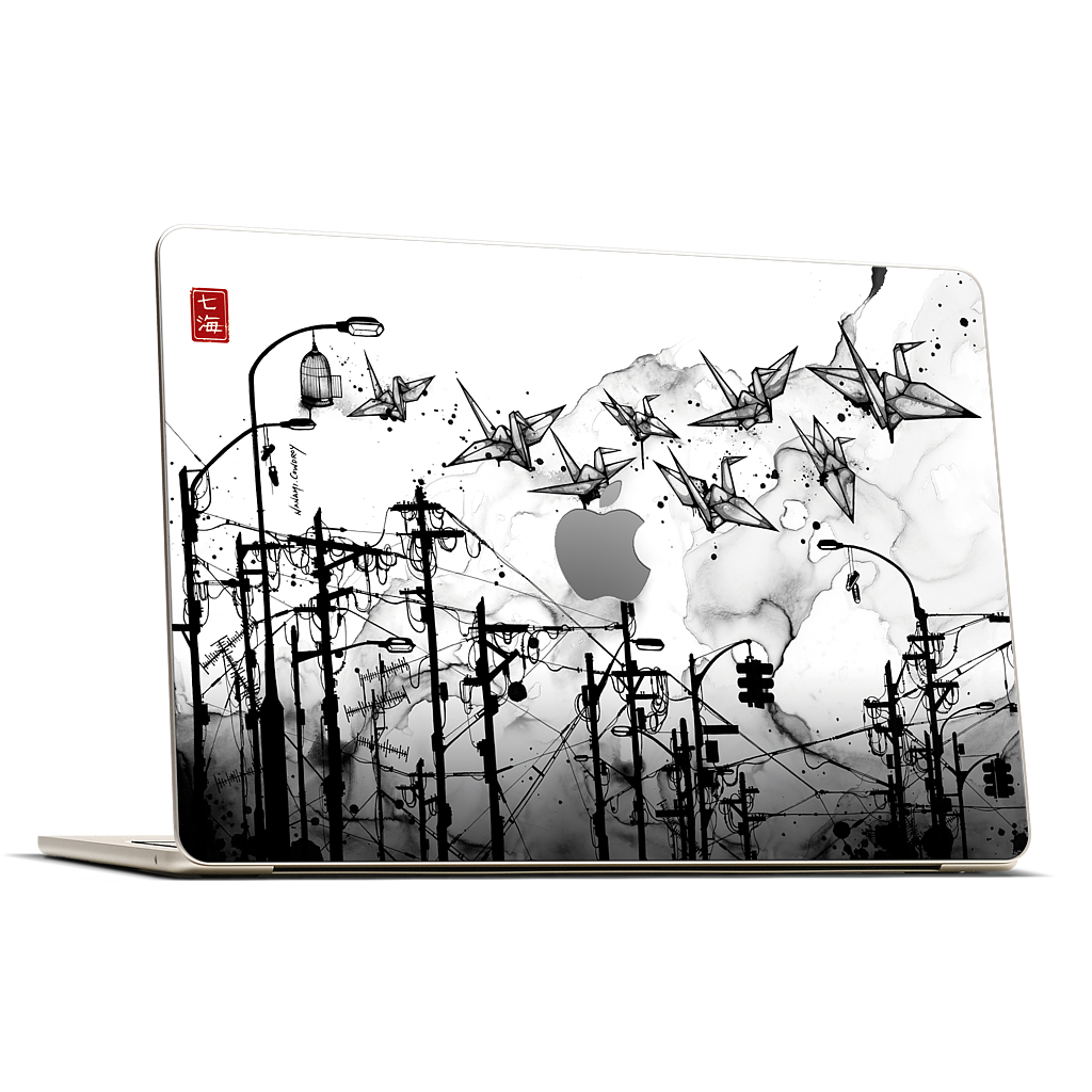 Cable Cranes MacBook Skin