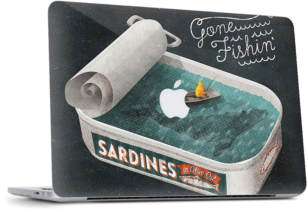 Gone Fishin' MacBook Skin