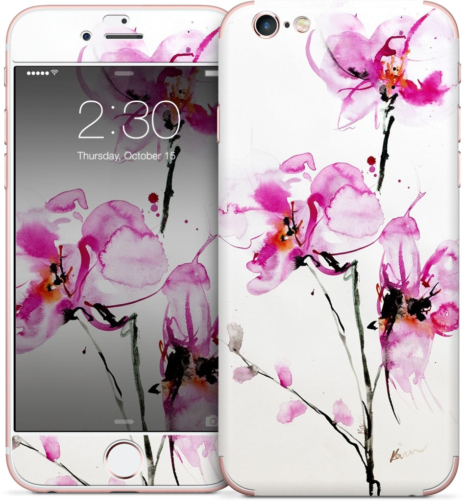 Orchids I iPhone Skin