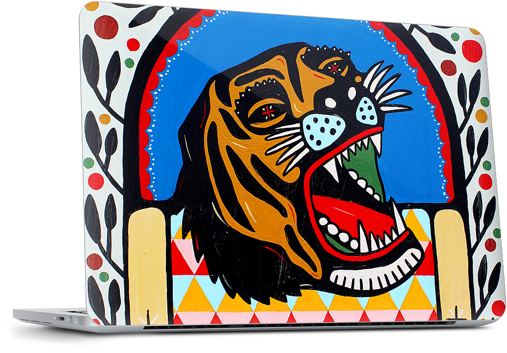 Tiger Coffin MacBook Skin