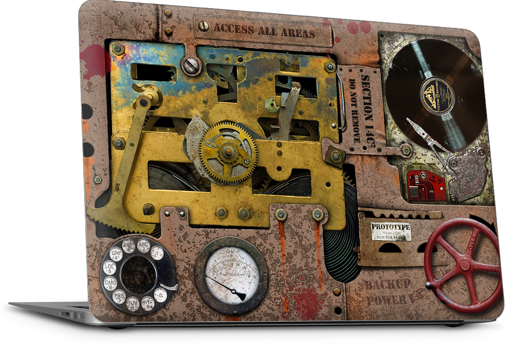 Steampunk MacBook Skin