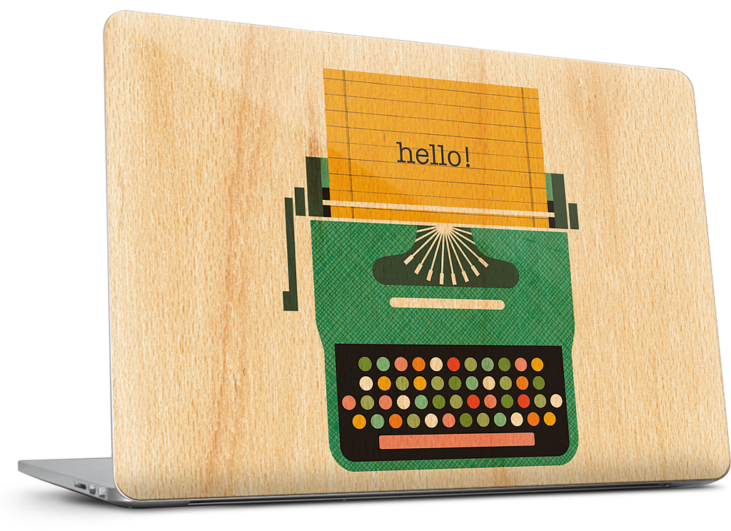 Typewriter MacBook Skin