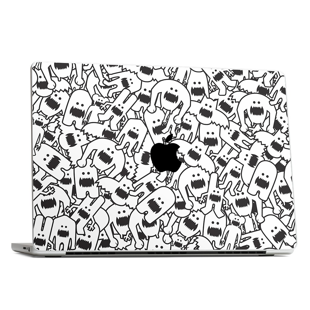 Monster Collage MacBook Skin