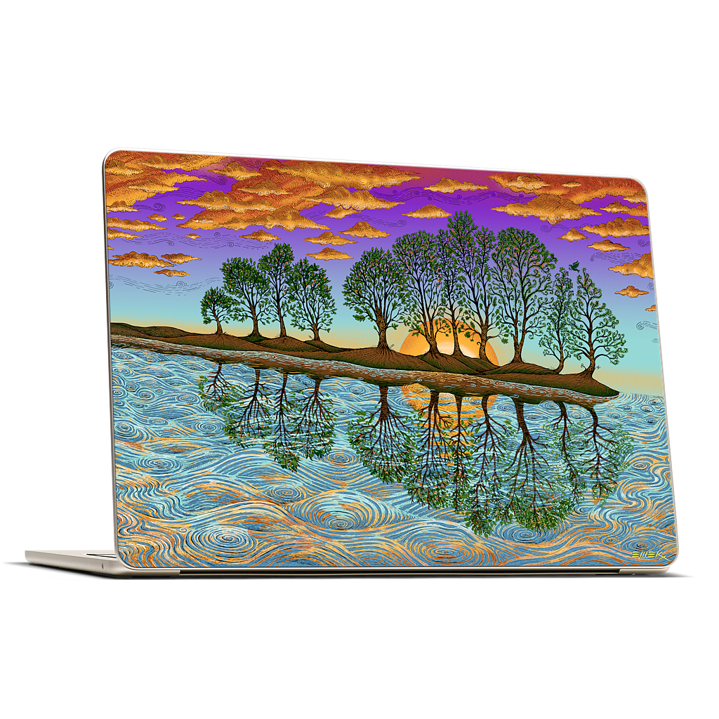 Guitar In Sea Major MacBook Skin