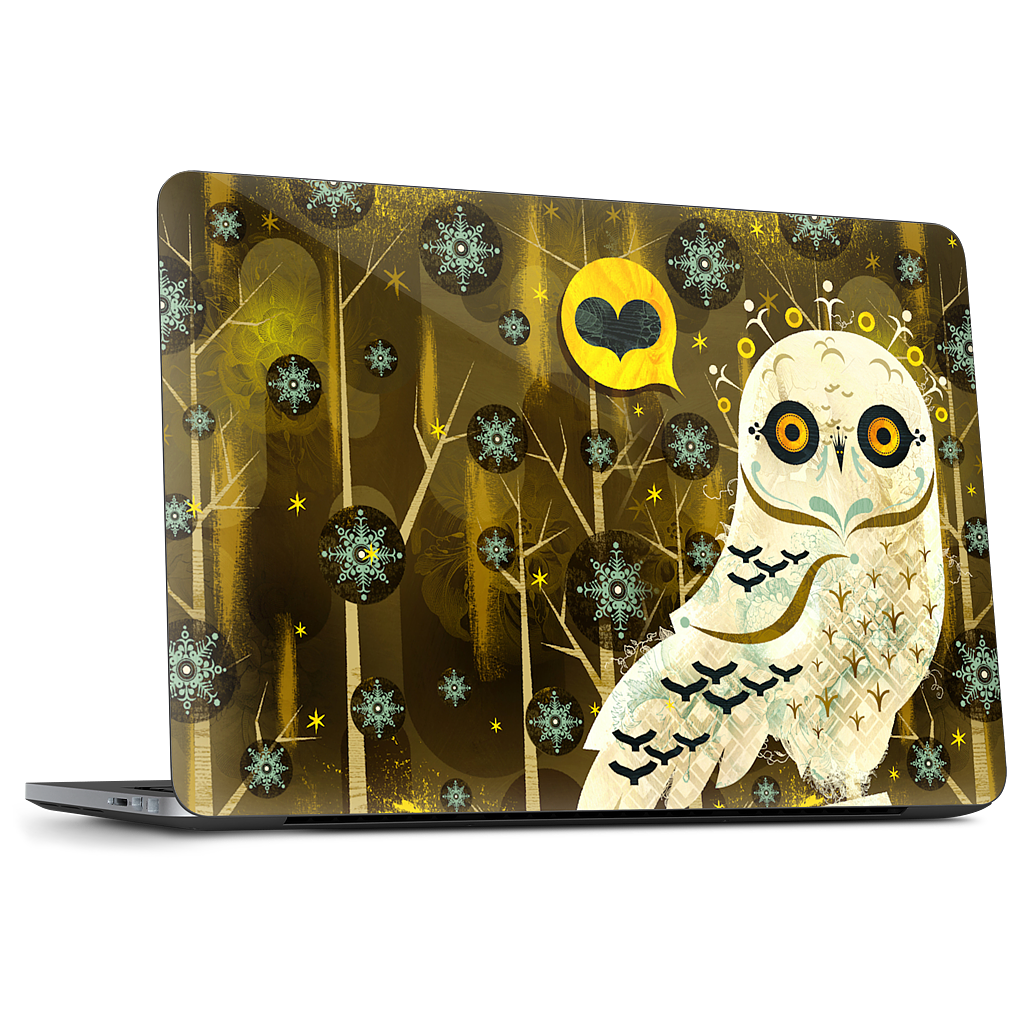 Snowy Owl Dell Laptop Skin