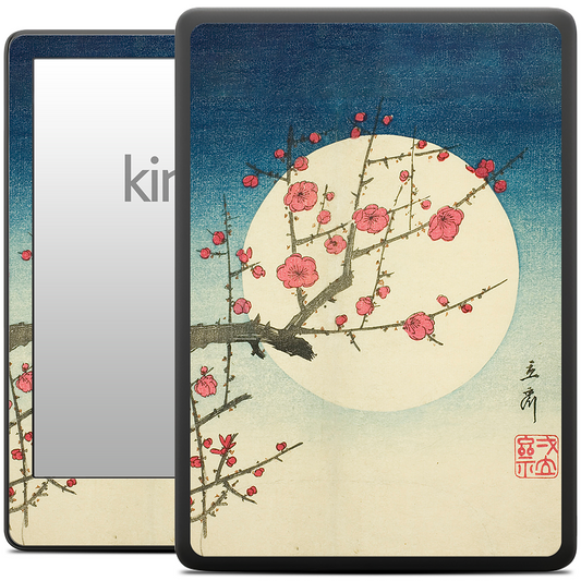 Red Plum Branch Kindle Skin