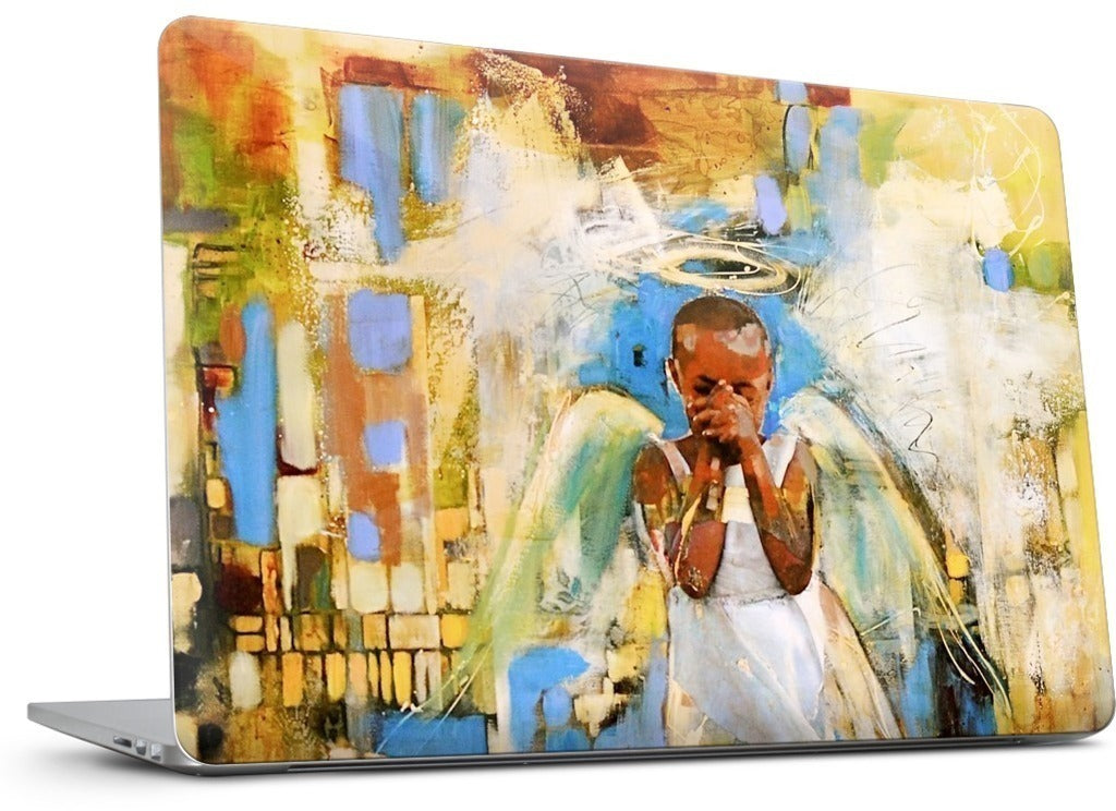 Shy Angel MacBook Skin
