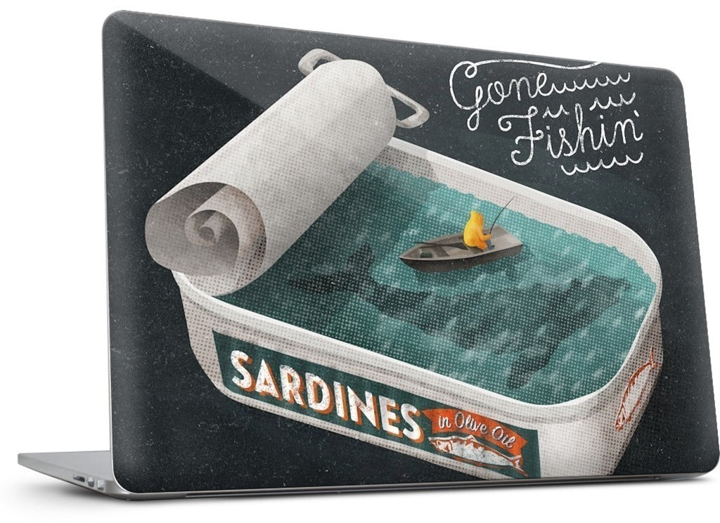 Gone Fishin' MacBook Skin