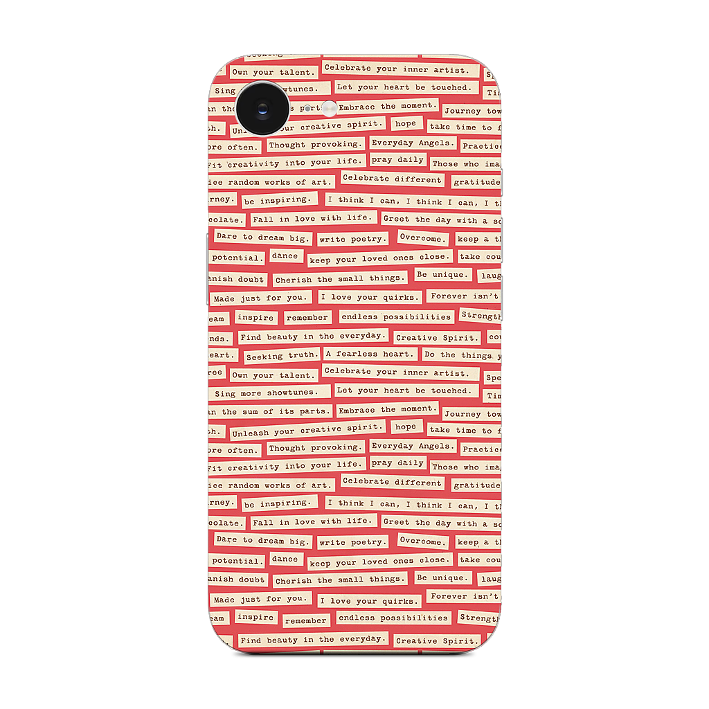 Happy Thoughts iPhone Skin