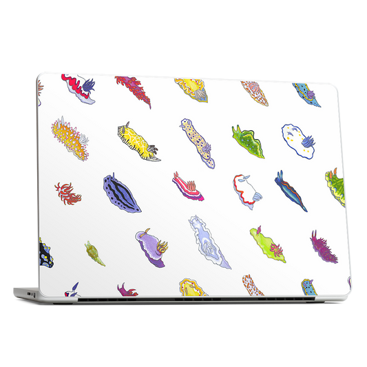 Nudibranch White MacBook Skin