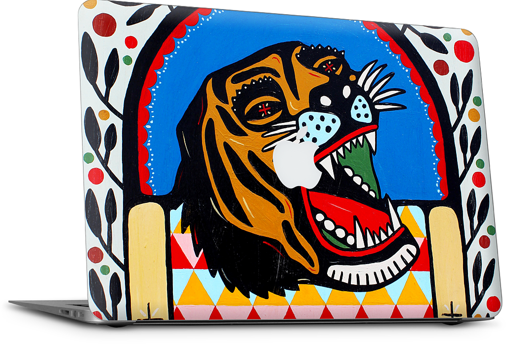 Tiger Coffin MacBook Skin