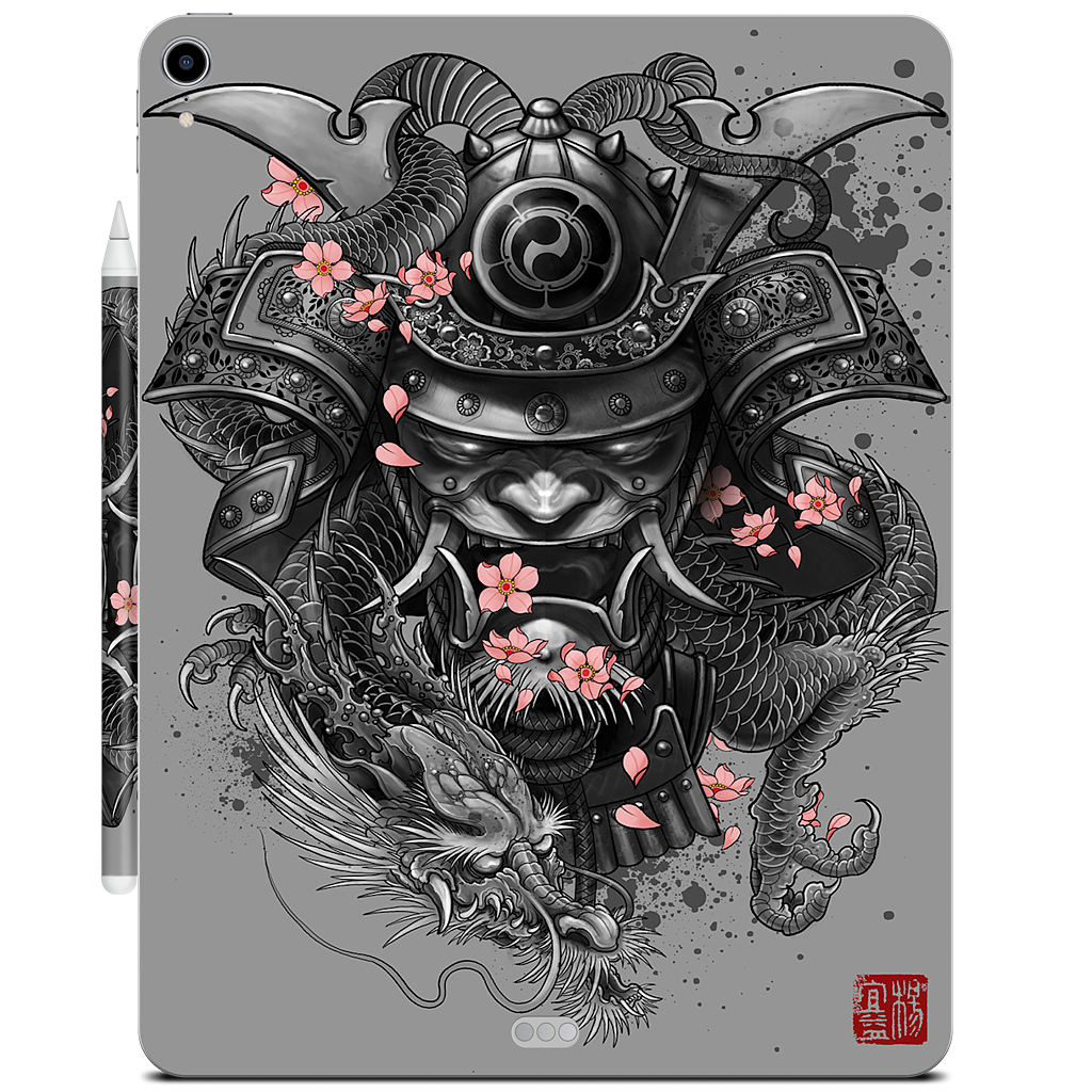 Samurai Dragon iPad Skin