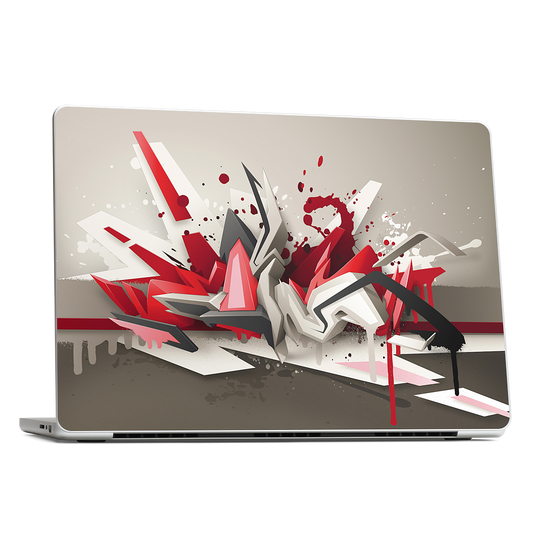 Red Metal MacBook Skin