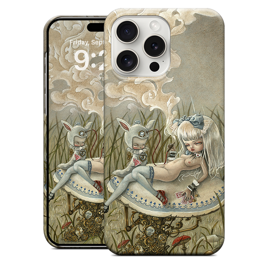Alice and the Caterpillar iPhone Case