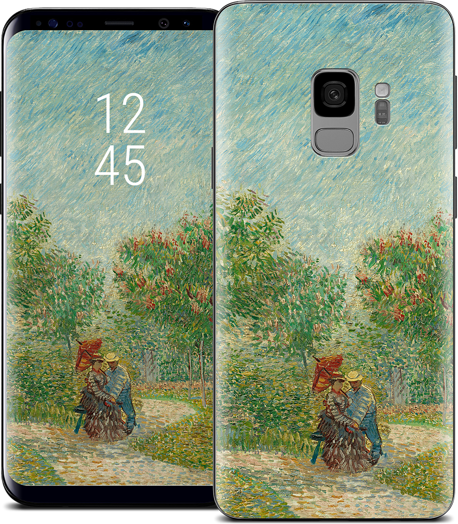 Garden with Courting Couples Samsung Skin