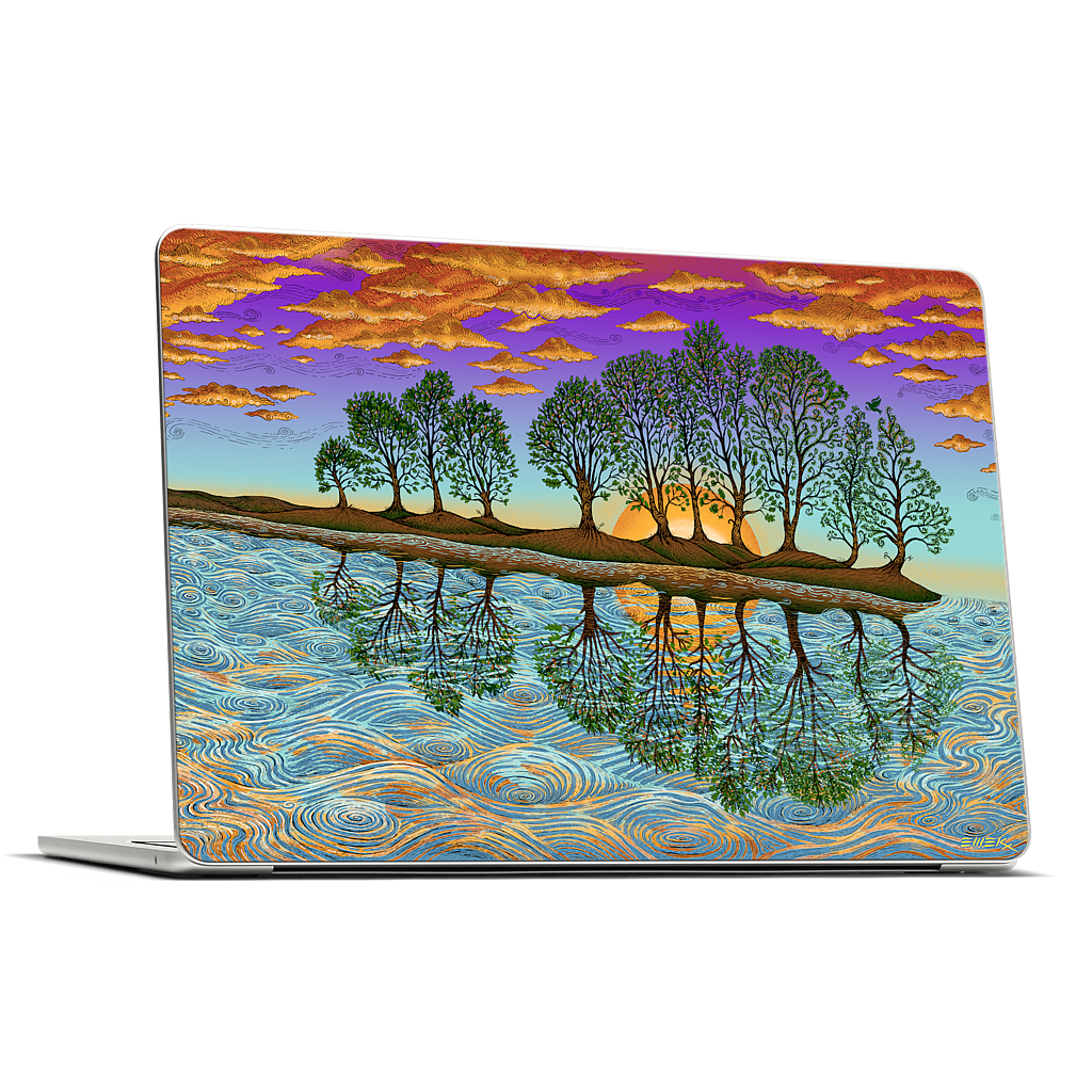 Guitar In Sea Major MacBook Skin