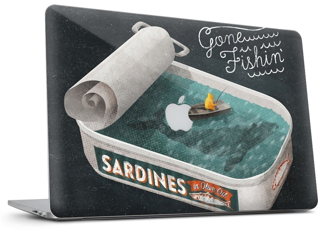 Gone Fishin' MacBook Skin