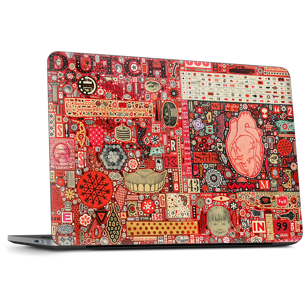 Big Numbers - Heart and Teeth Dell Laptop Skin