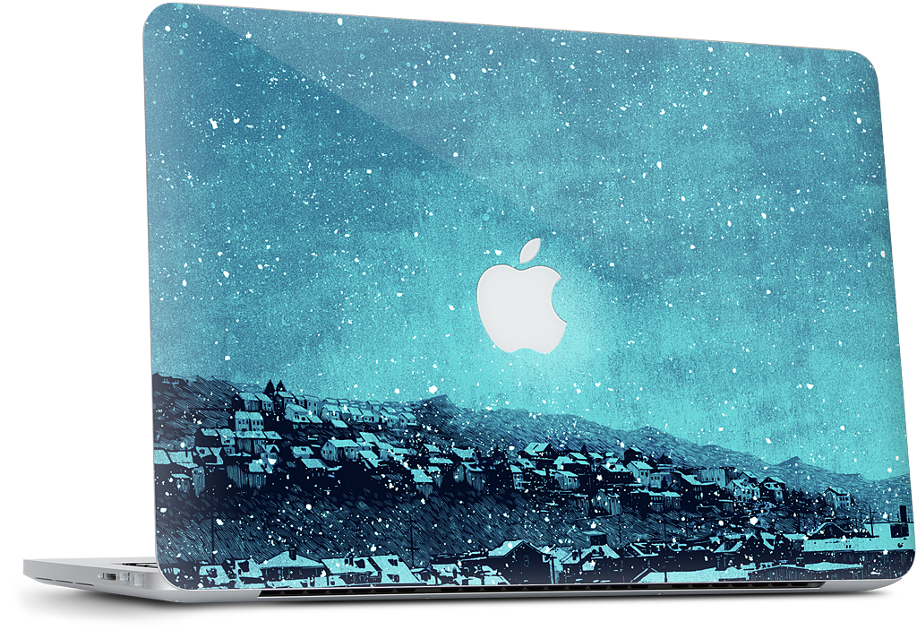 "we wait out the storm, and i am floored" MacBook Skin