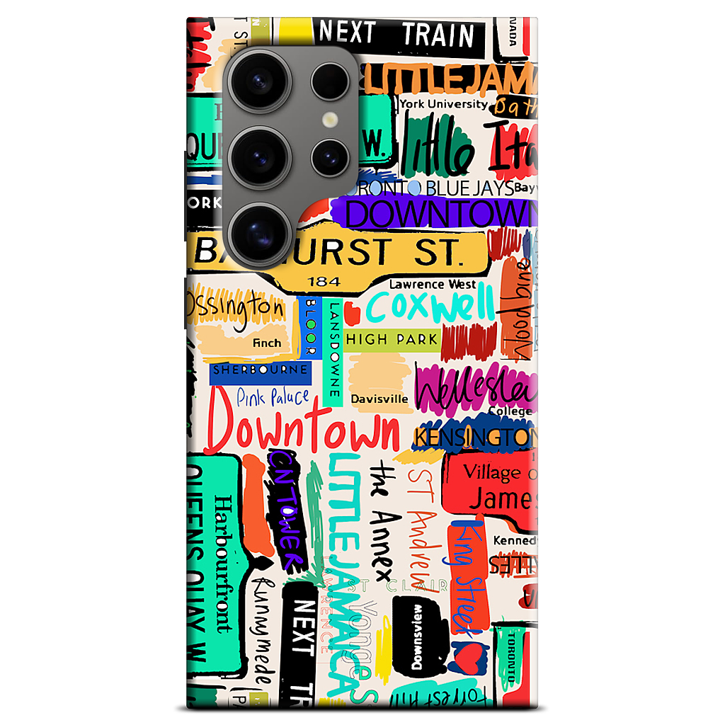 Toronto words Samsung Case