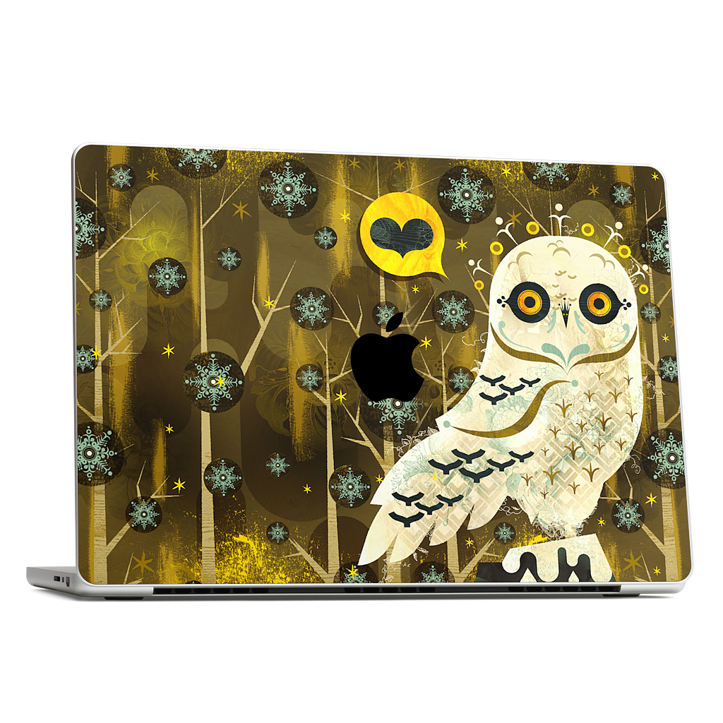 Snowy Owl MacBook Skin
