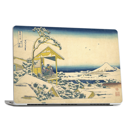 Morning After the Snow at Koishikawa in Edo (Koishikawa yuki no ashita) MacBook Skin