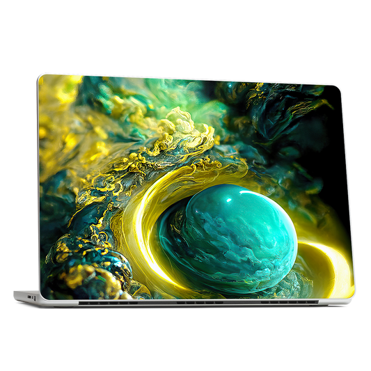Planetary Accretion MacBook Skin