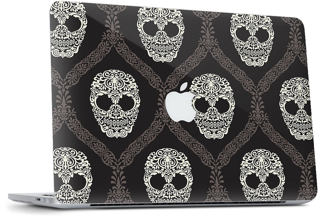 Skull Damask MacBook Skin