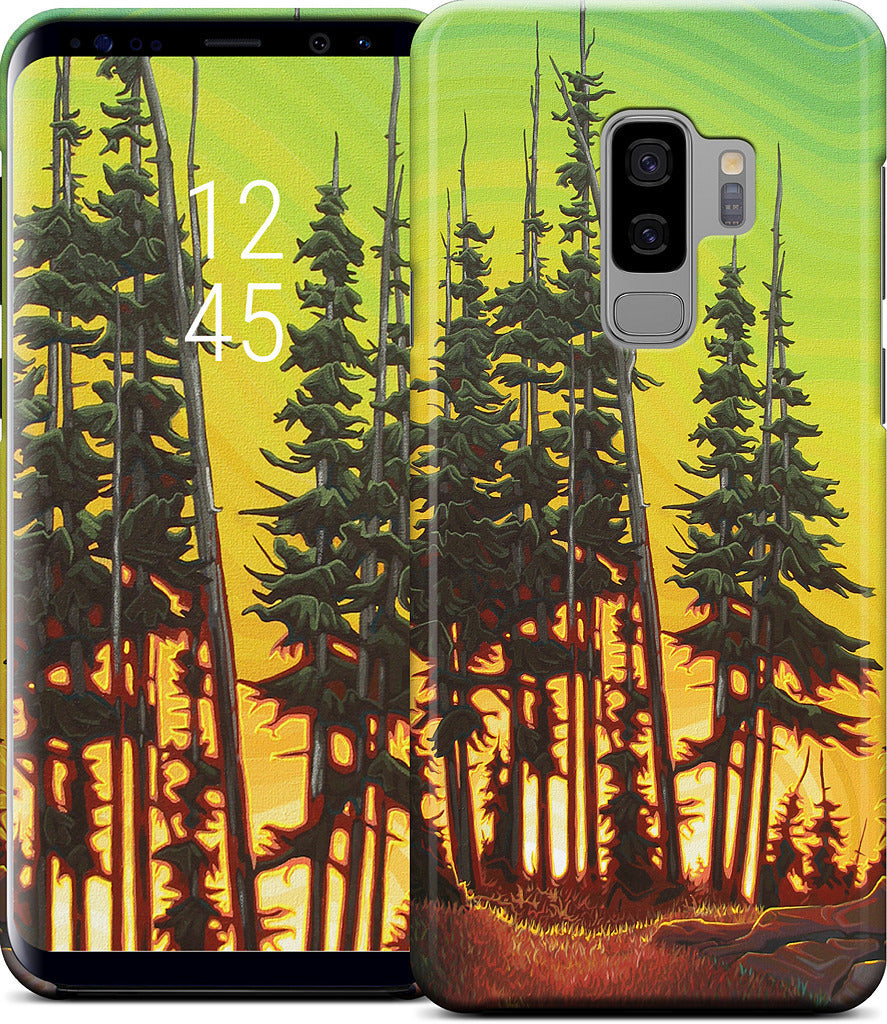 Green Skies At Night Samsung Case