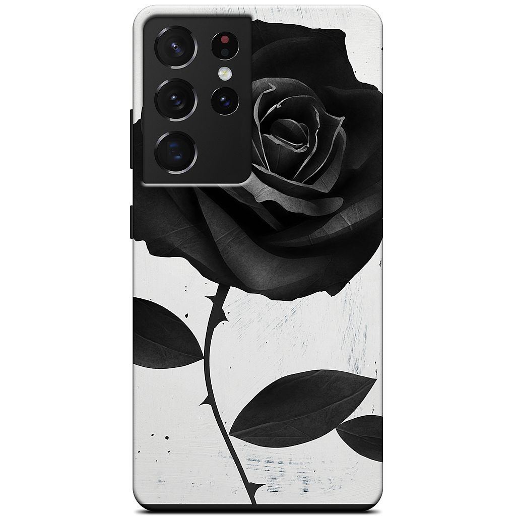 Fabric Rose Samsung Case