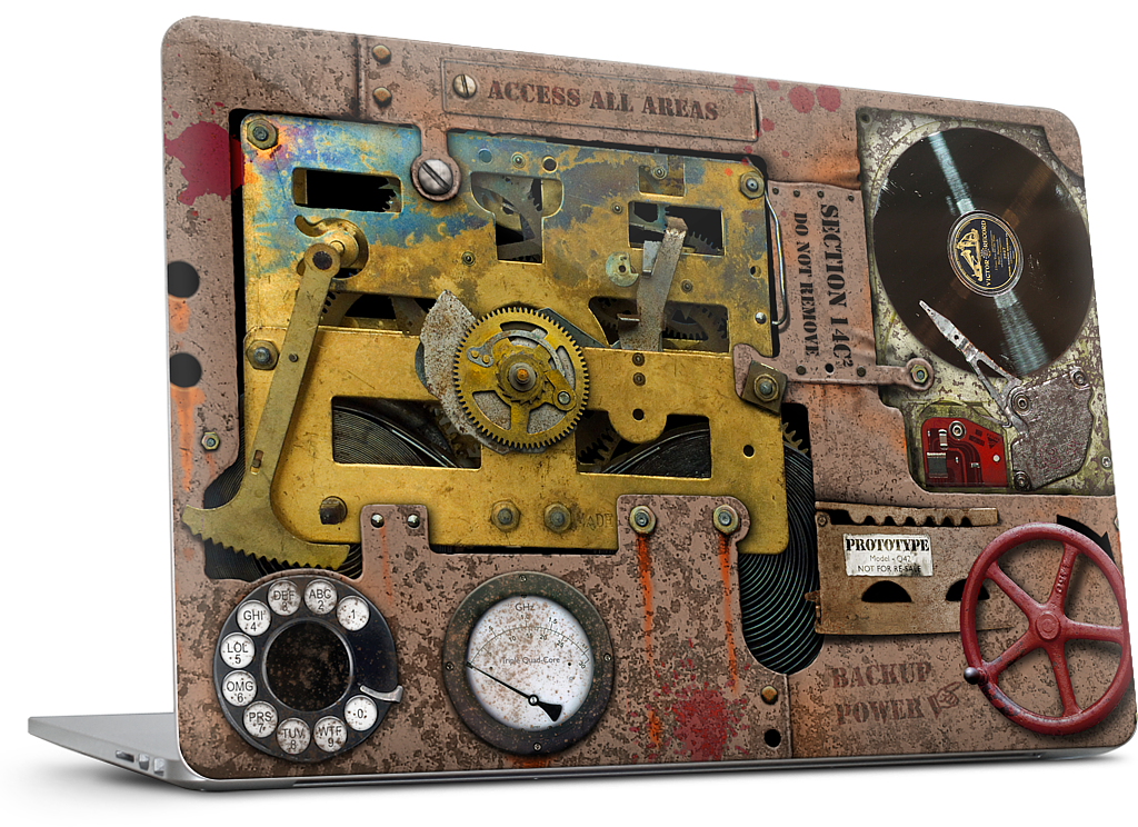 Steampunk MacBook Skin