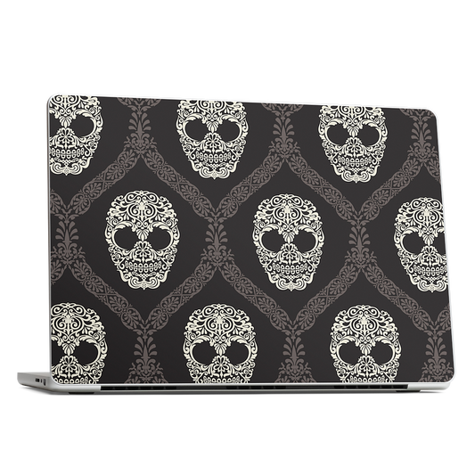 Skull Damask MacBook Skin