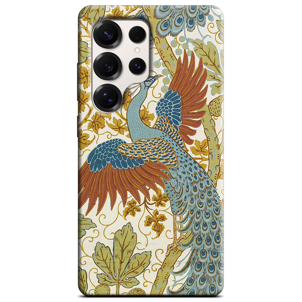 Fig and Peacock Samsung Case