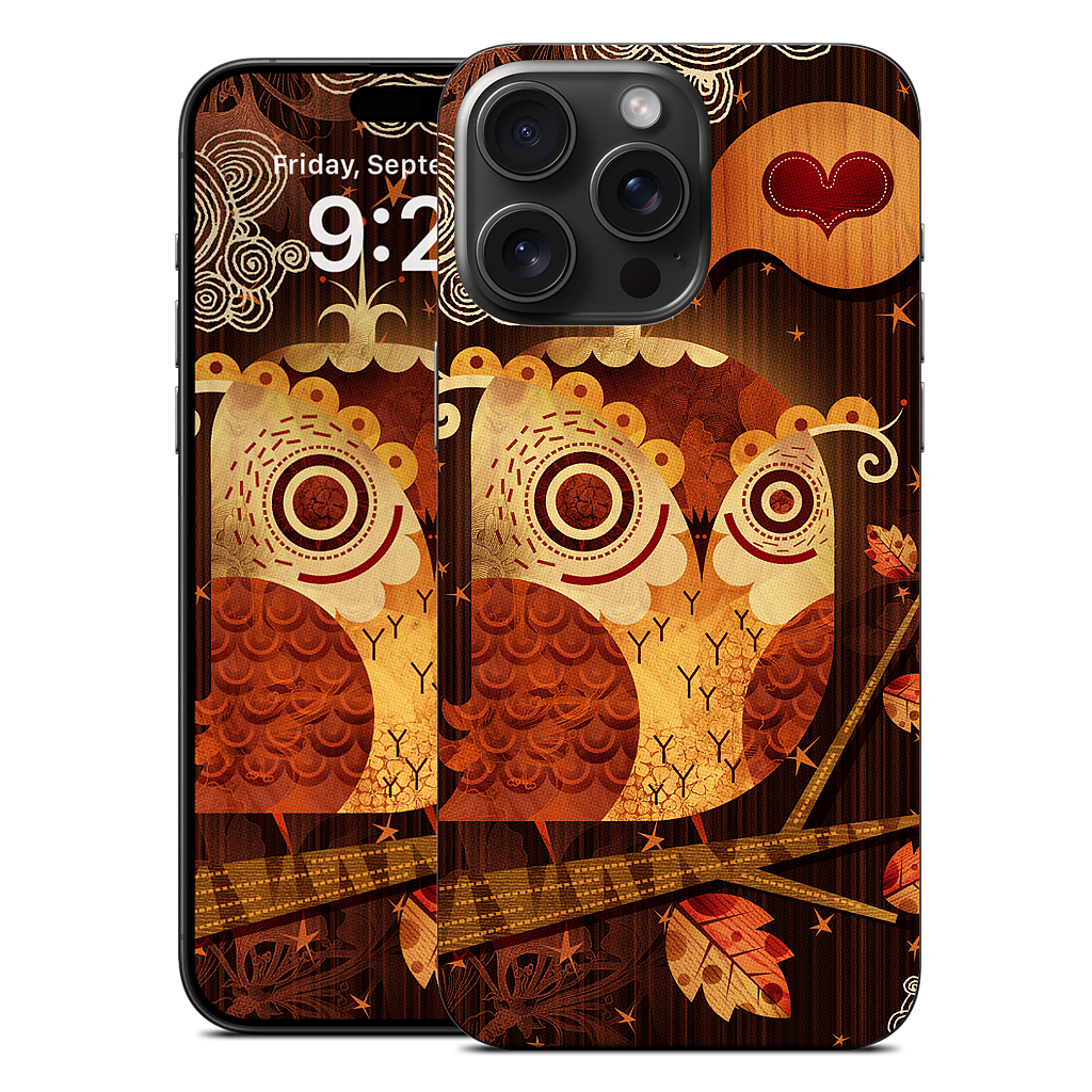 The Enamored Owl iPhone Skin