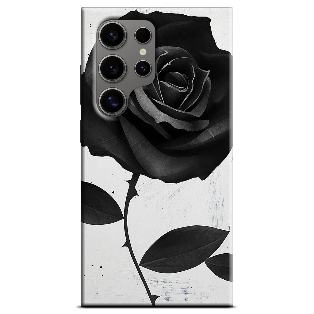 Fabric Rose Samsung Case
