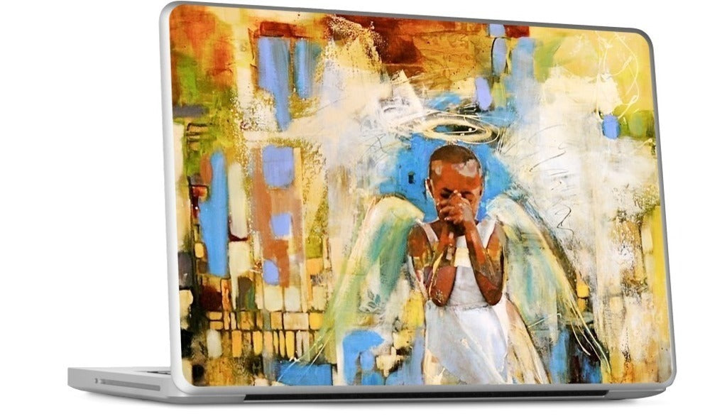 Shy Angel MacBook Skin