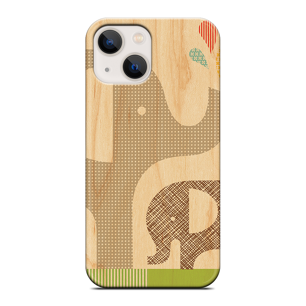 Elephant with Calf iPhone Case