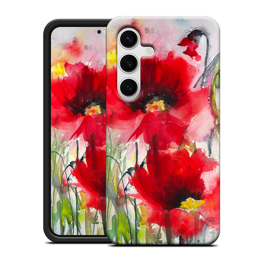 Red Poppies Samsung Case